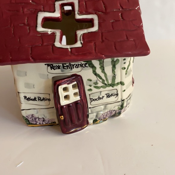Vintage 2002 Blue Sky Clay Doctors Office meant at tea lite candle. - Picture 9 of 14